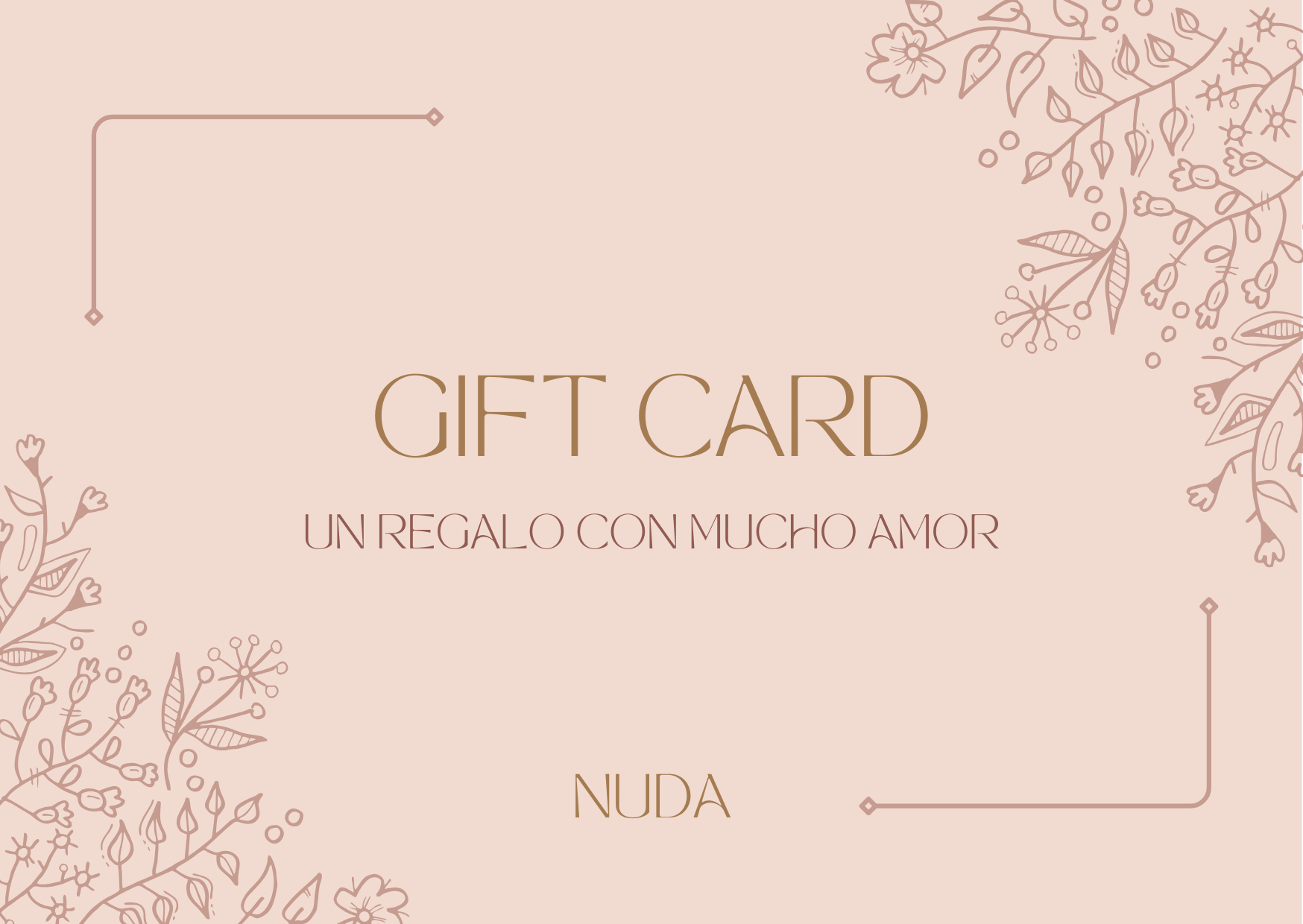 Gift card NUDA